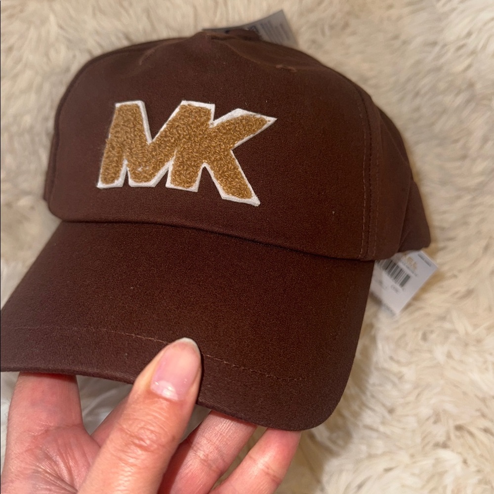 Michael Kors MK Logo Baseball Cap Hat Adjustable Printed Logo